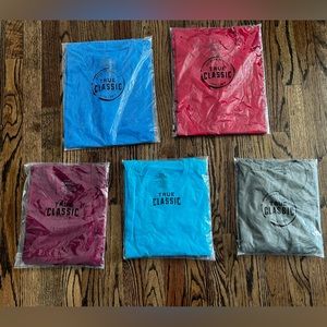 Set of 5 True Classic Crew Neck T-shirts
